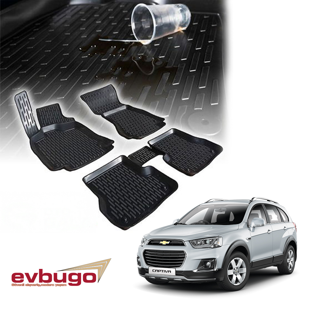 3D PASPAS SİYAH CHEVROLET CAPTIVA 2007-2019